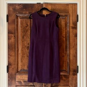 Calvin Klein Suede Sheath Dress
